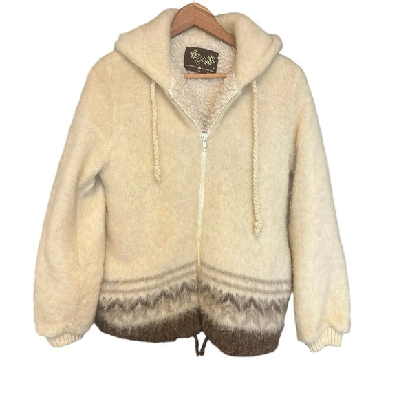 Sears vintage wool coat L great used condition minor staining inside - Picture 1 of 11